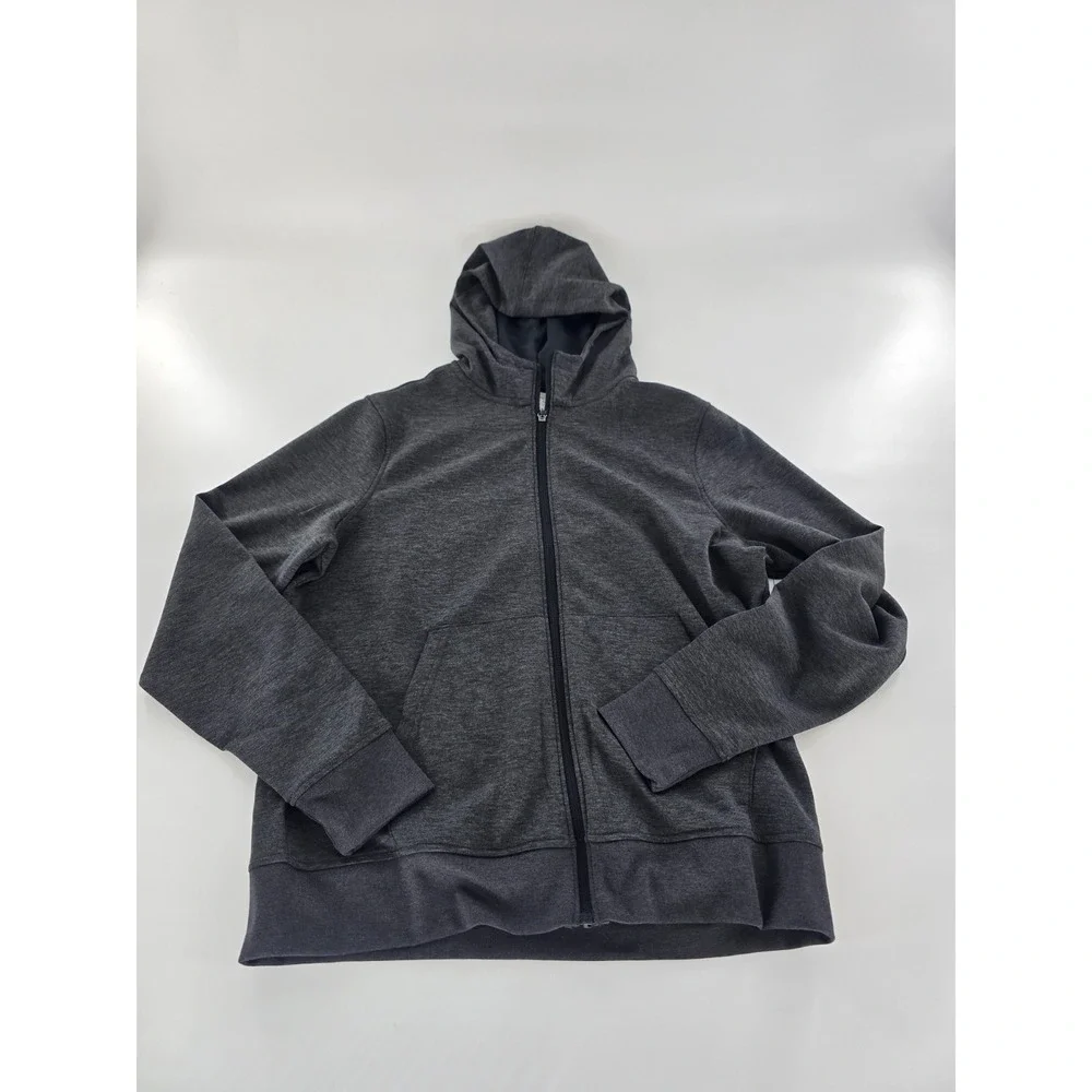 90‎ Degree by Reflex Men's Full Zip Scuba Balance Full Zip Jacket Charcoal SZ S
